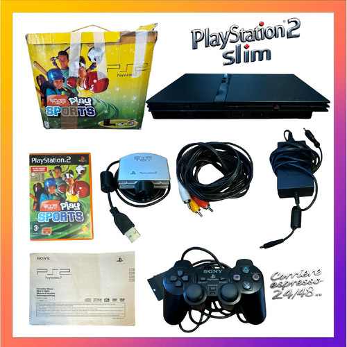 Console playstation ps2 slim - console,